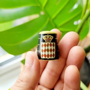 Vintage Royal Crest Shield Monaco Thimble